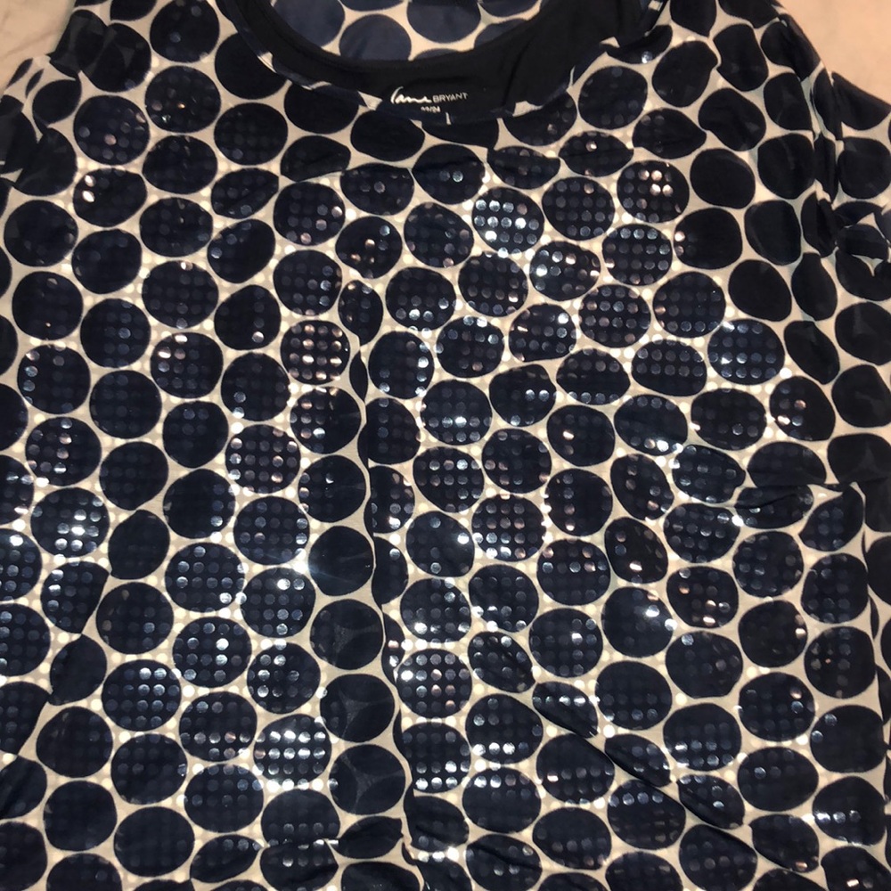 🦥 3 for $20 22/24 Lane Bryant Top Sequin Lining - Picture 3 of 4
